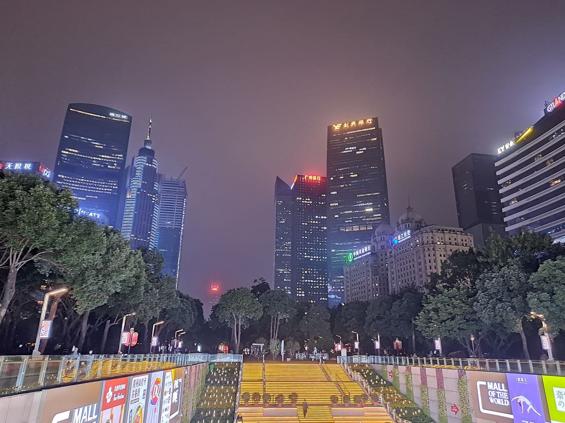 The Canton Tower and the Pearl River in Guangzhou by day
